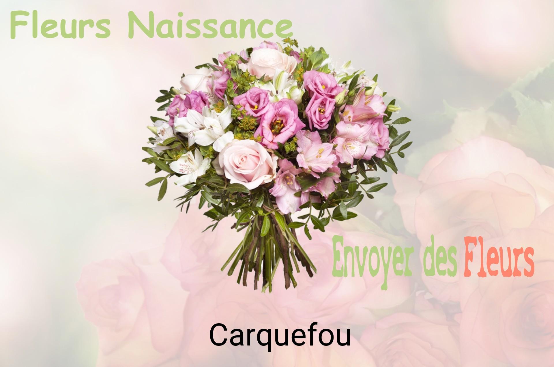 Bouquet de fleurs de naissance livré à Carquefou